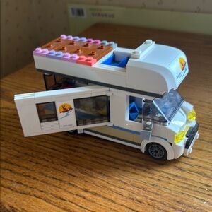 LEGO Camper Van Toy - White and Multicolor